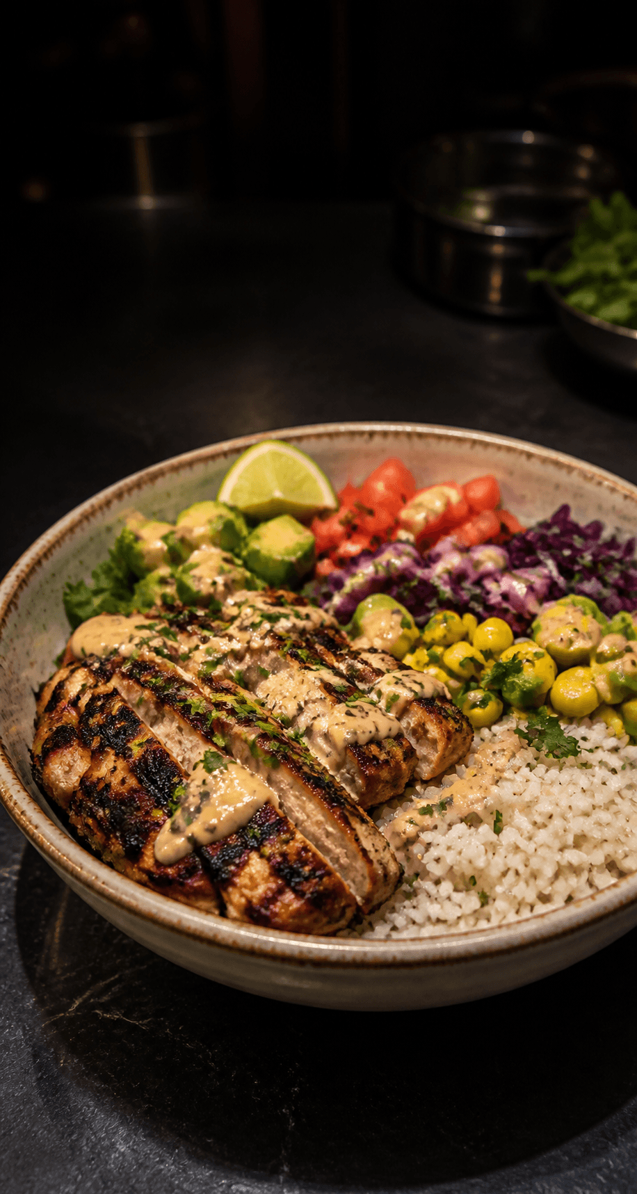 A warm Artist Row staff meal bowl